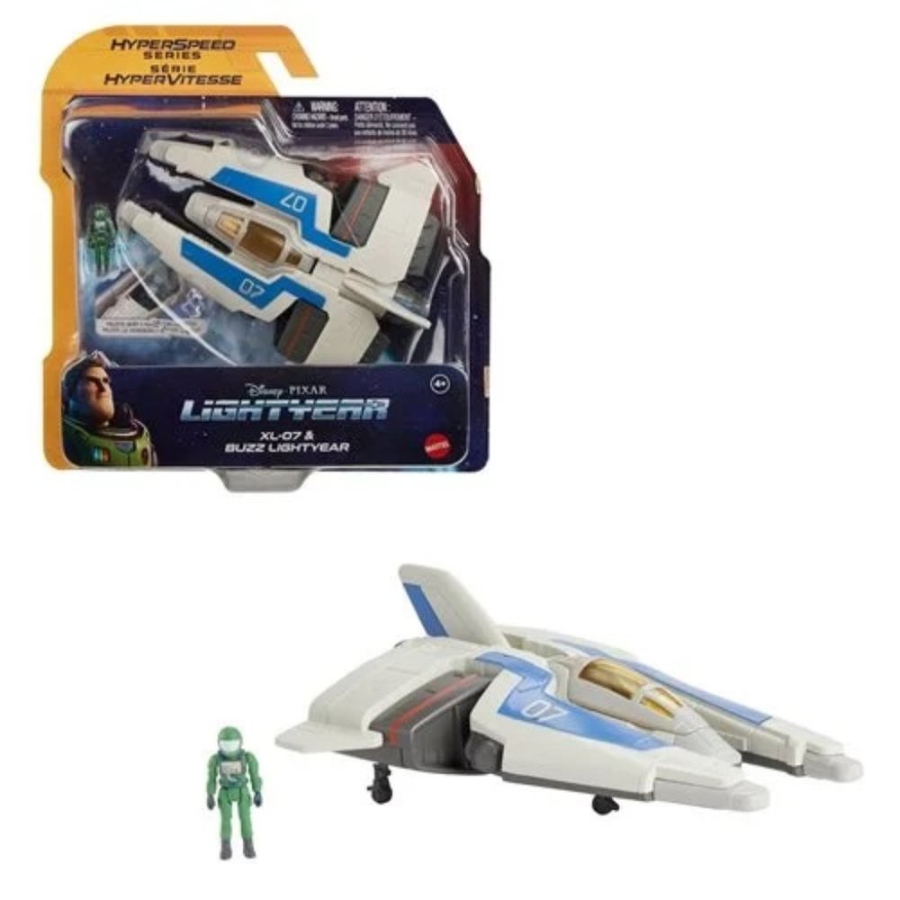 NEW Disney Pixar Lightyear Hyperspeed Series XL-07 and Buzz Lightyear